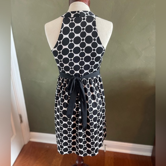 INC international Concepts sleeveless black/white polka dotted dress Size S - Picture 5 of 6